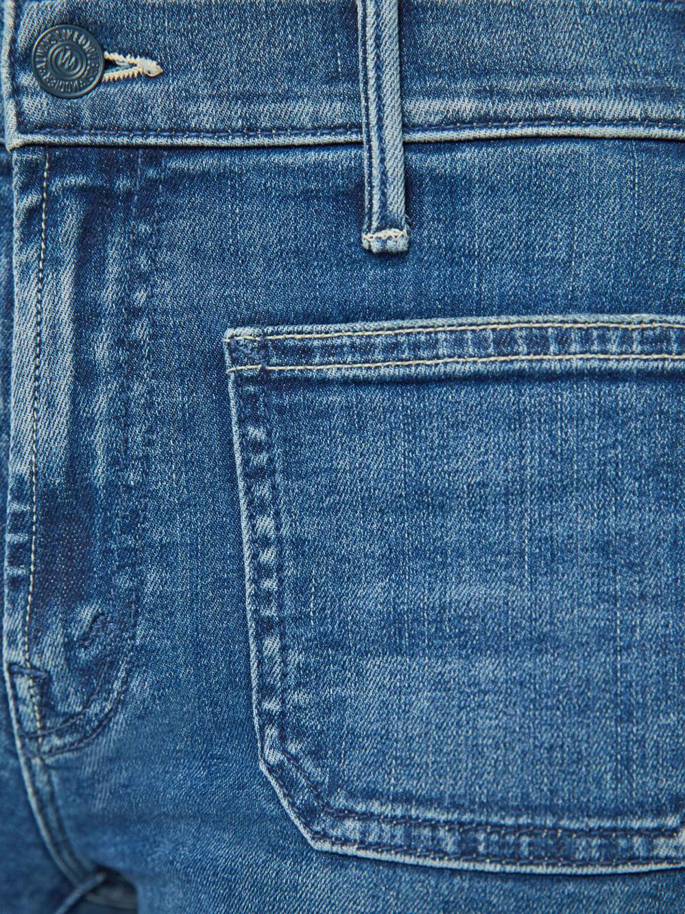 Women Petites | Mother Denim PETITES The Lil' Patch Pocket Insider Sneak - Caving In