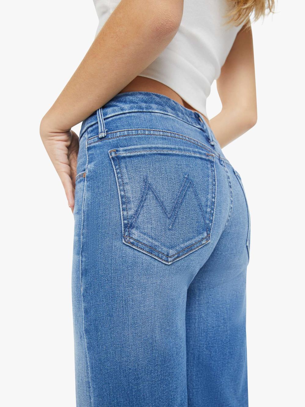 Women Petites | Mother Denim PETITES The Lil' Roller Fray - Work Hard Play Hard