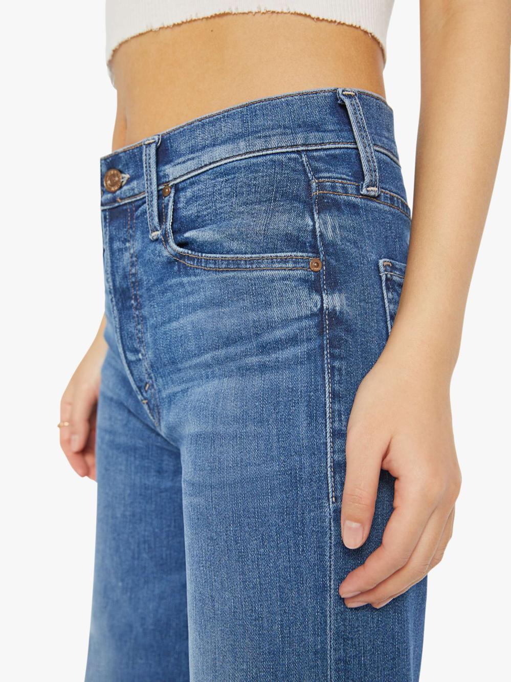 Women Petites | Mother Denim PETITES The Lil' Tomcat Roller Sneak - Sixth Sense