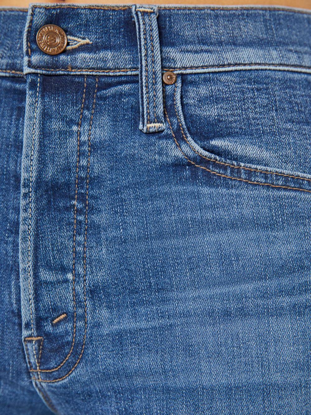 Women Petites | Mother Denim PETITES The Lil' Tomcat Roller Sneak - Sixth Sense