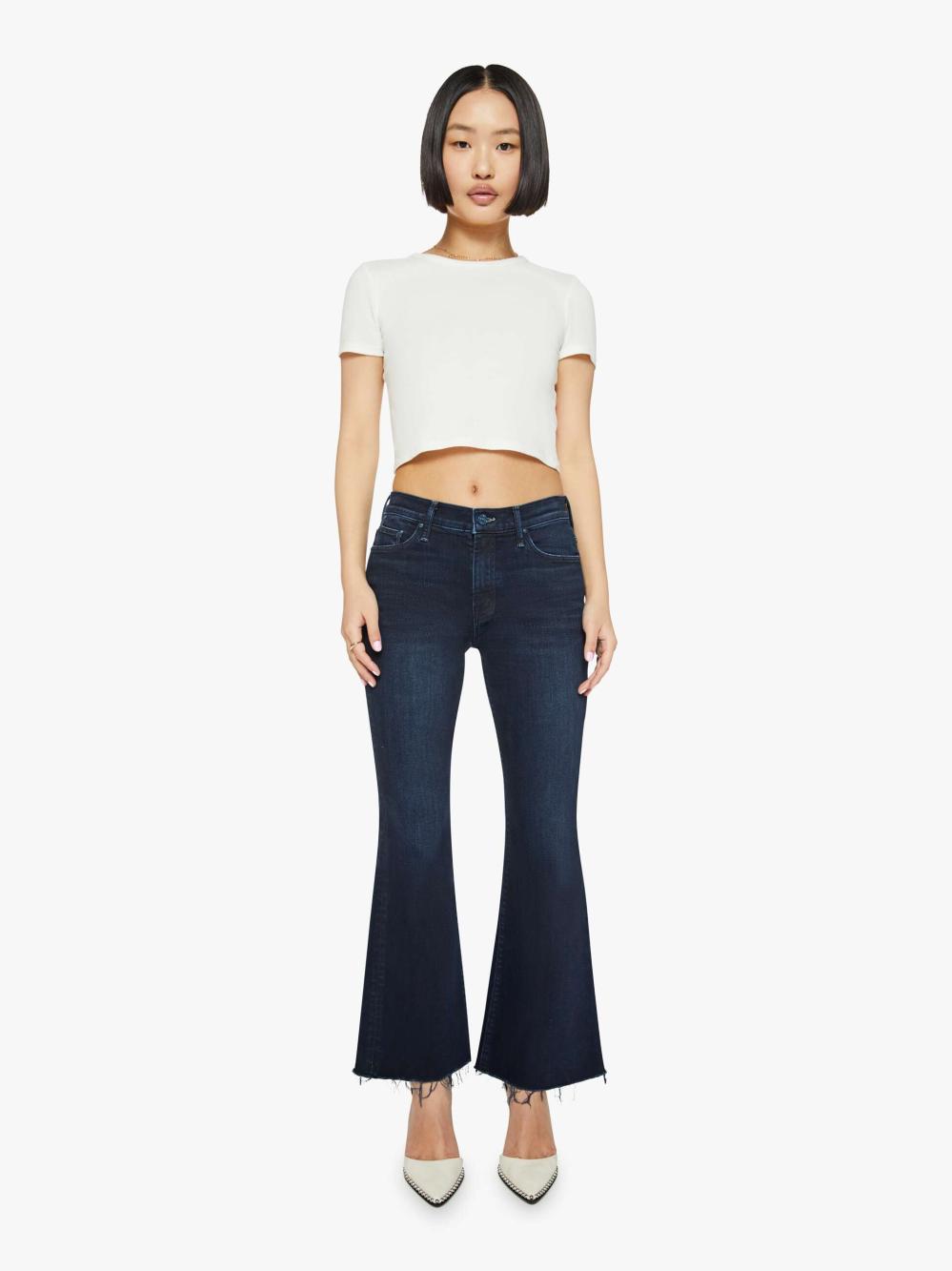 Women Petites | Mother Denim PETITES The Lil' Weekender Fray - Chip On My Shoulder