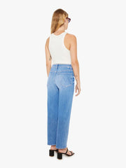 Women Petites | Mother Denim PETITES The Lil' Zip Rambler Flood - Out Of The Blue