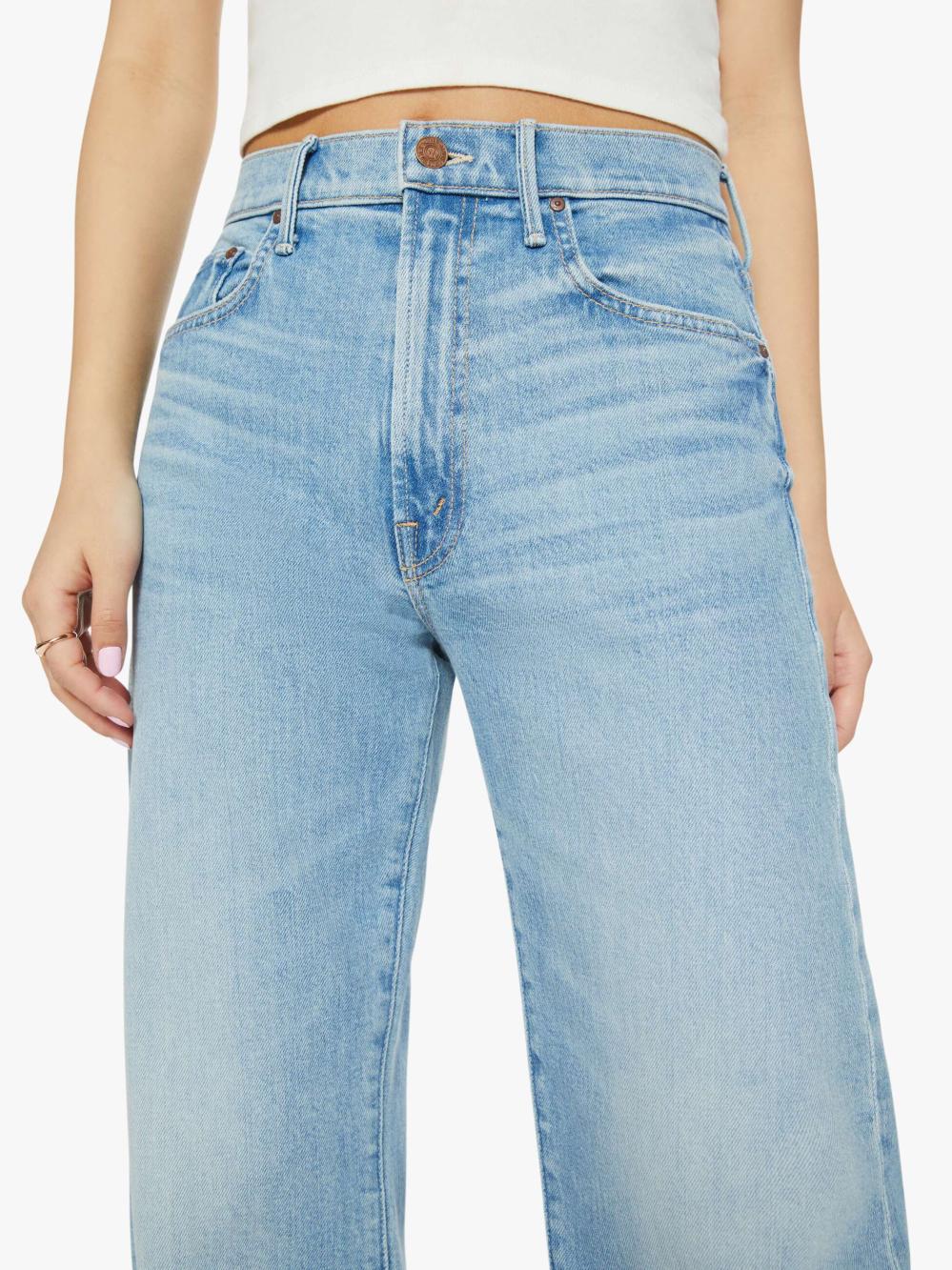 Women Relaxed | Mother Denim PETITES The Lil' Lasso Sneak - Ivy League Cowboy