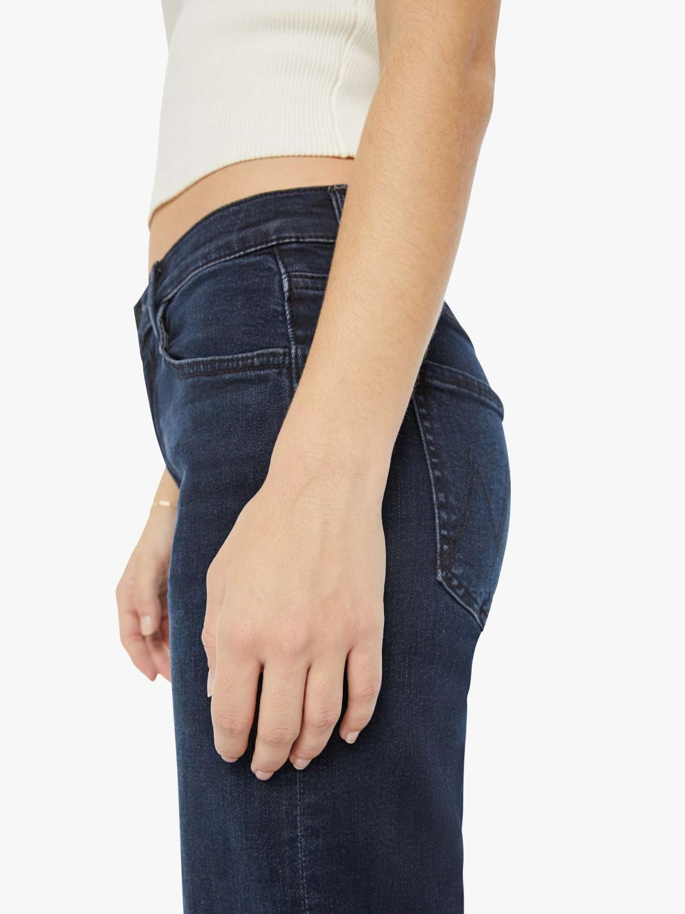 Women Relaxed | Mother Denim PETITES The Lil' Mid Rise Zip Rambler - Night In Venice