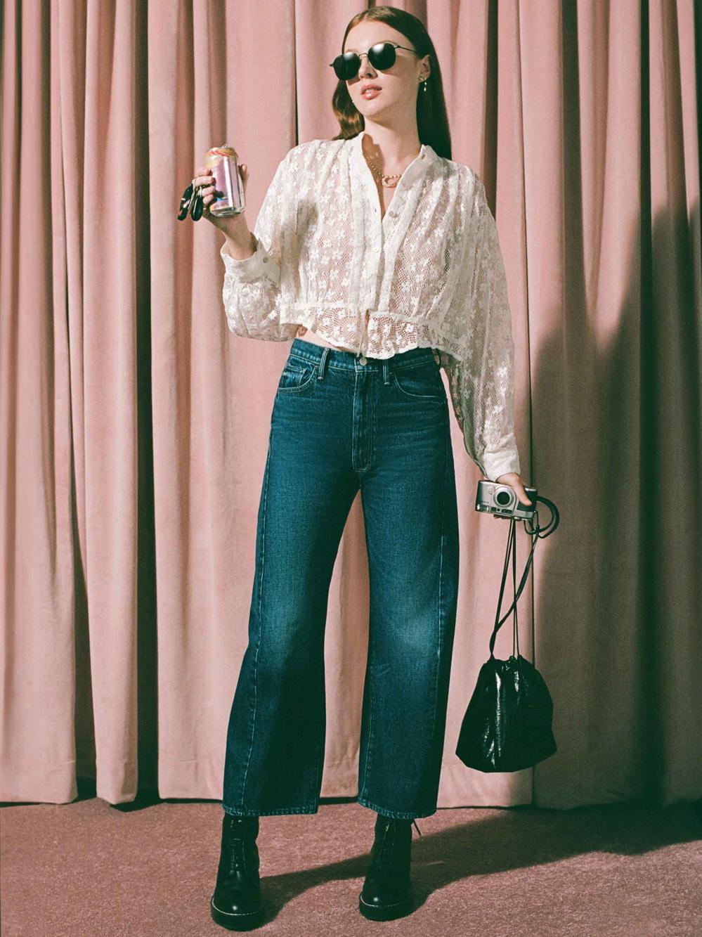 Women Relaxed | Mother Denim The Half-Pipe Ankle - Did You Bring Me Anything?