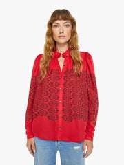 Women Shirts | Mother Denim Alix Of Bohemia Artemis Shirt - Cherry Trellis