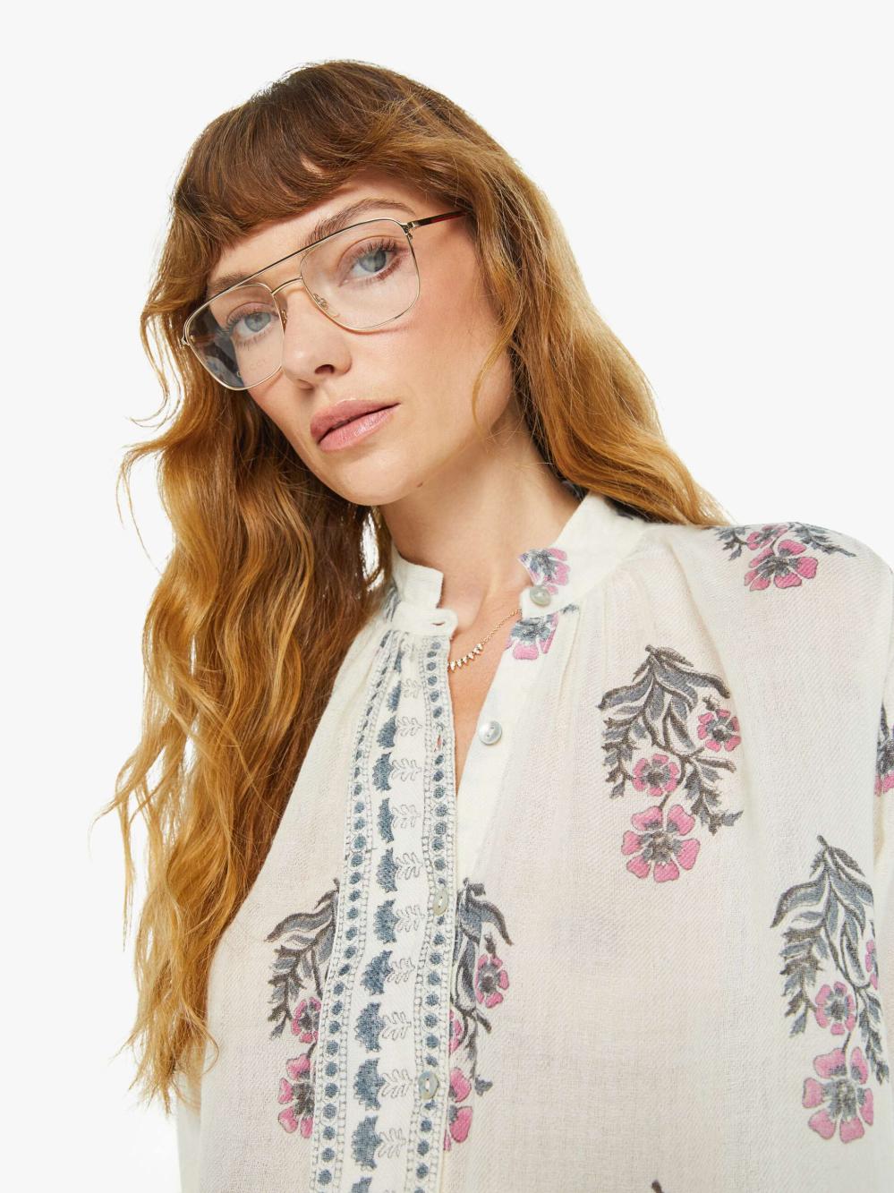 Women Shirts | Mother Denim Alix Of Bohemia Kiki Shirt - Mirabilis