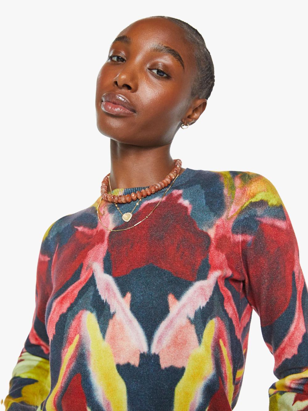 Women Shirts | Mother Denim Maria Cher Olimpia Long Sleeve Top - Madero