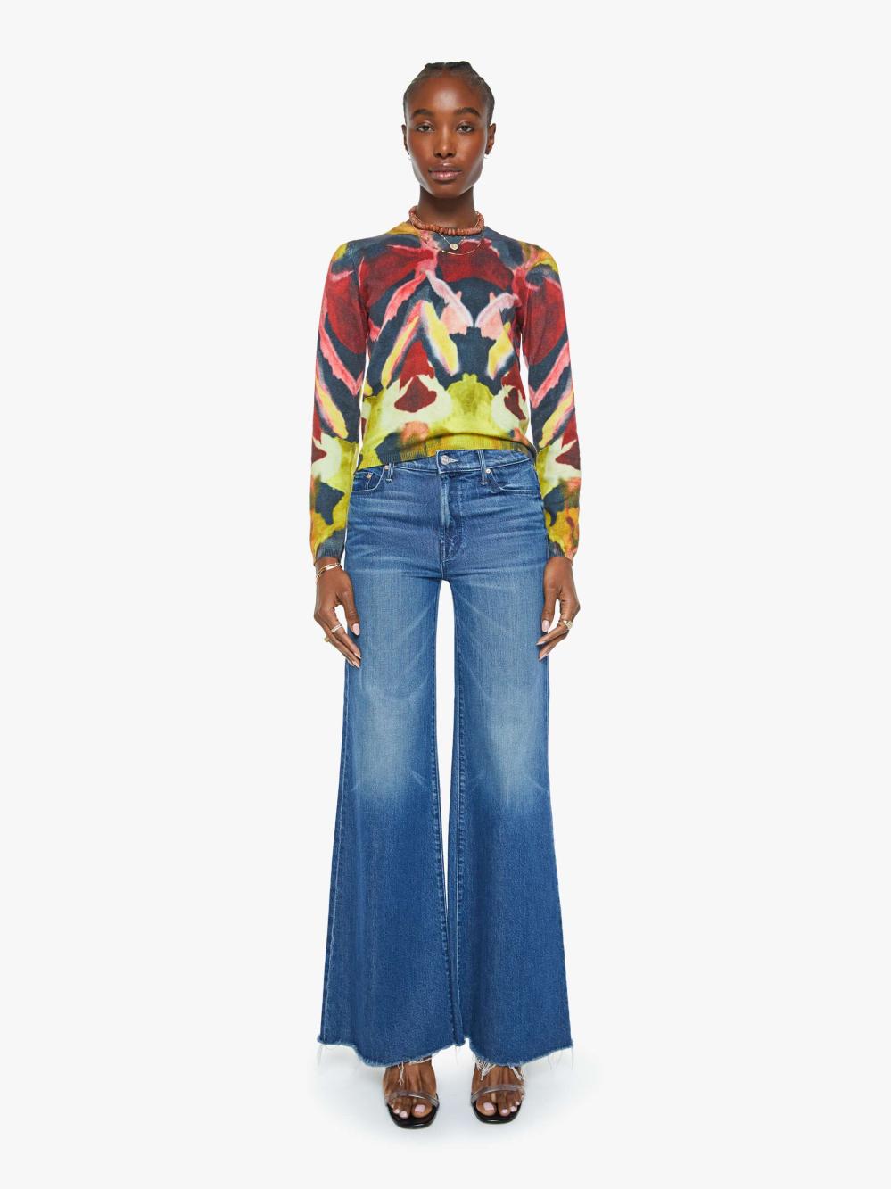 Women Shirts | Mother Denim Maria Cher Olimpia Long Sleeve Top - Madero