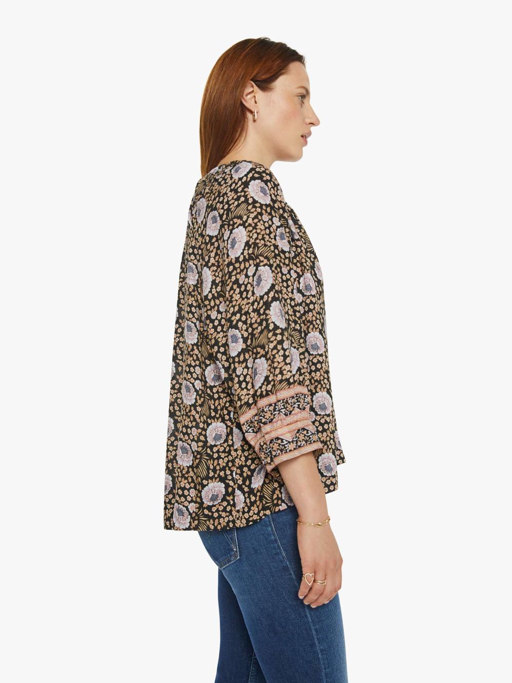 Women Shirts | Mother Denim Natalie Martin Remy Top - Vintage Flowers Sepia