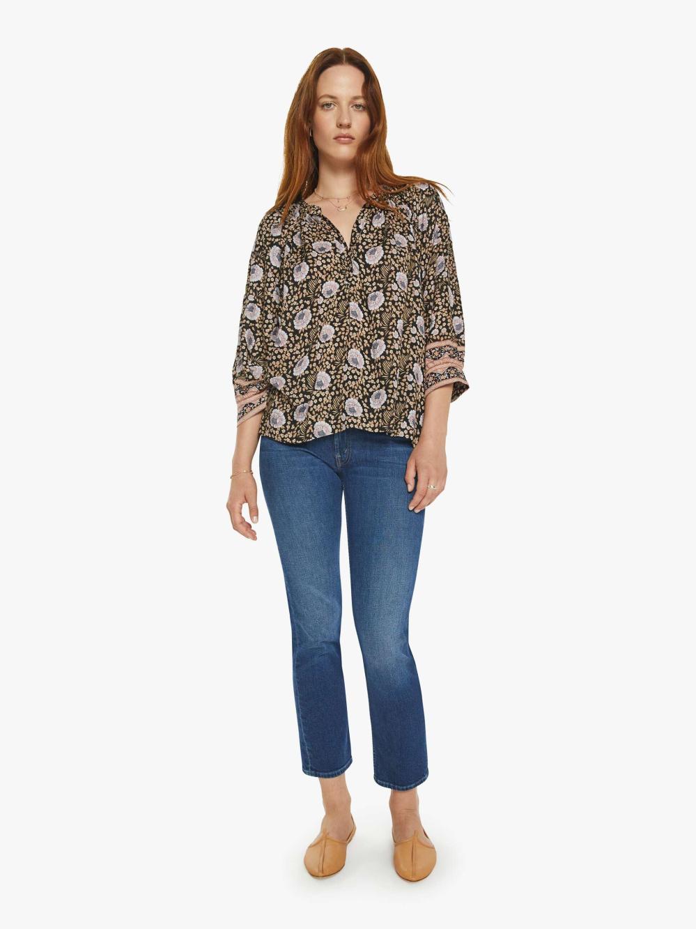 Women Shirts | Mother Denim Natalie Martin Remy Top - Vintage Flowers Sepia