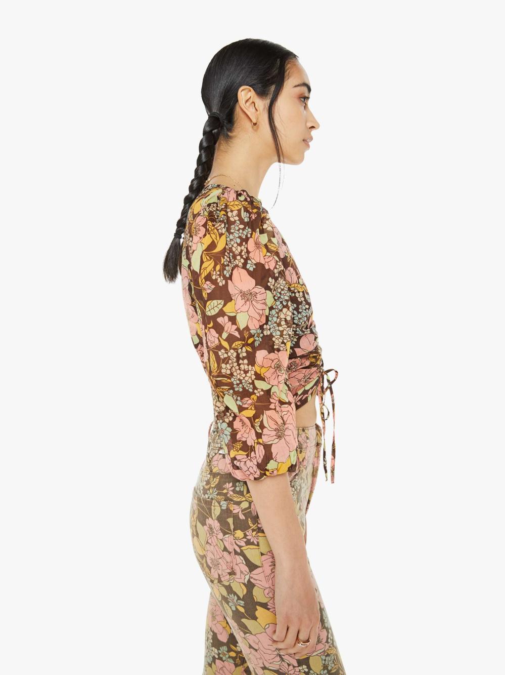 Women Shirts | Mother Denim The Cinch Top - Boutonniere Bouquet