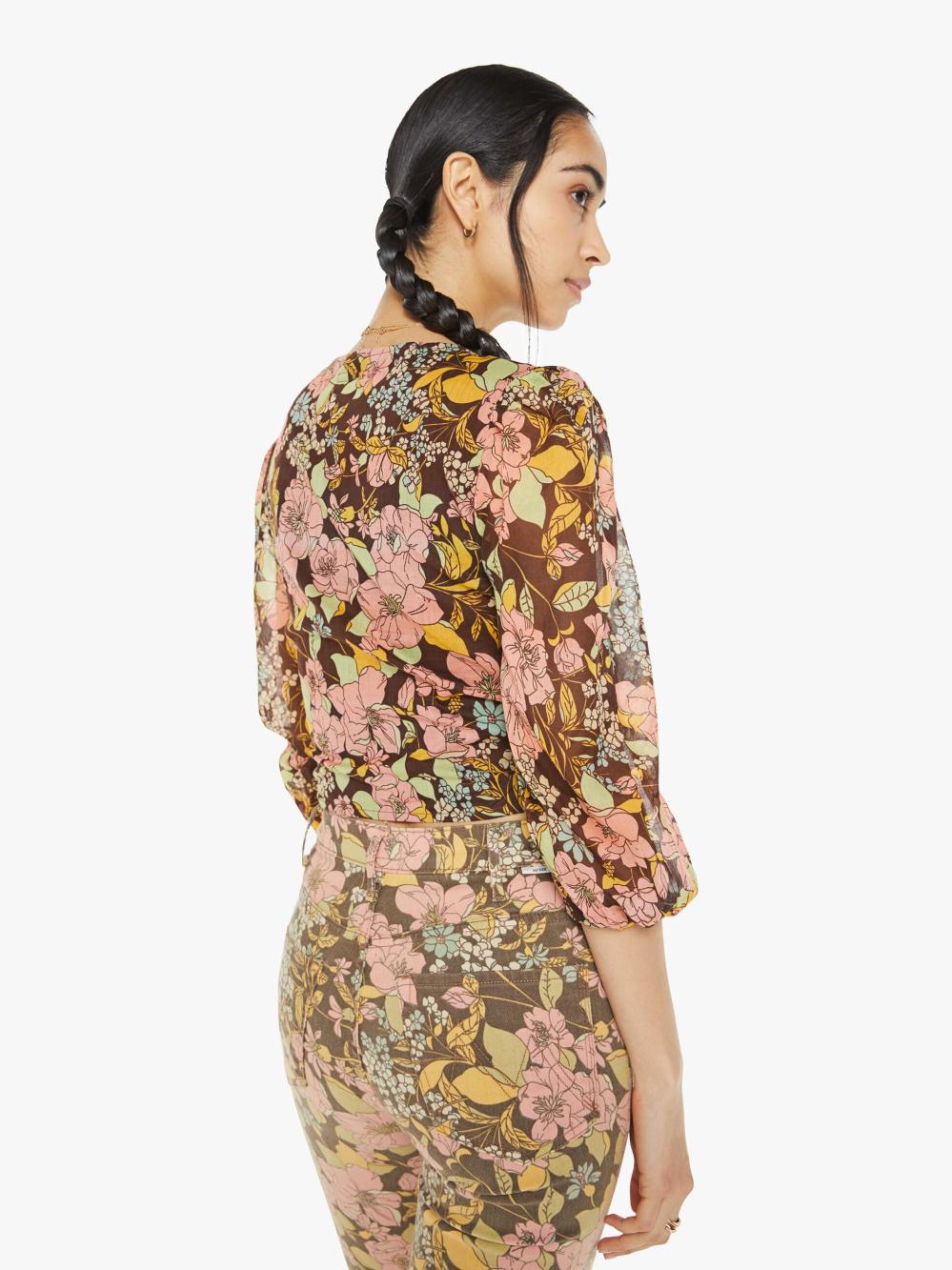 Women Shirts | Mother Denim The Cinch Top - Boutonniere Bouquet