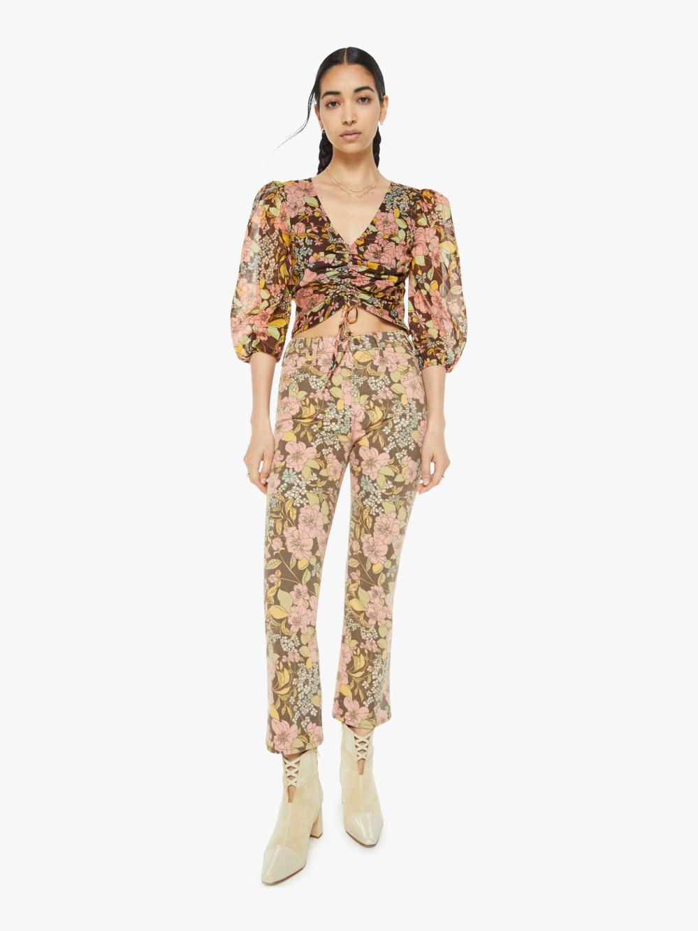 Women Shirts | Mother Denim The Cinch Top - Boutonniere Bouquet