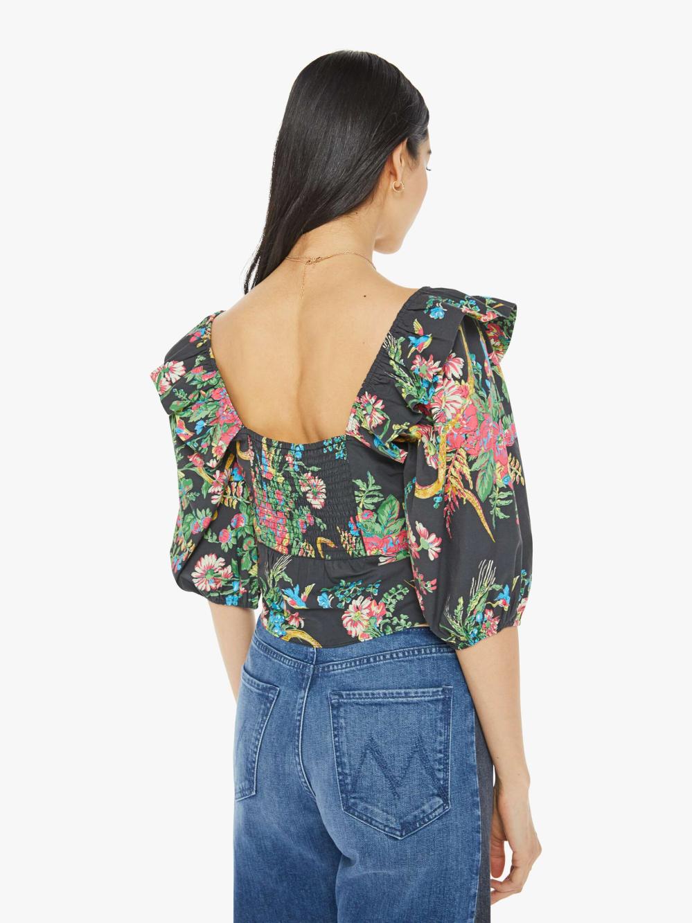 Women Shirts | Mother Denim The Sweet Talker Top - Wicked Wildflowers