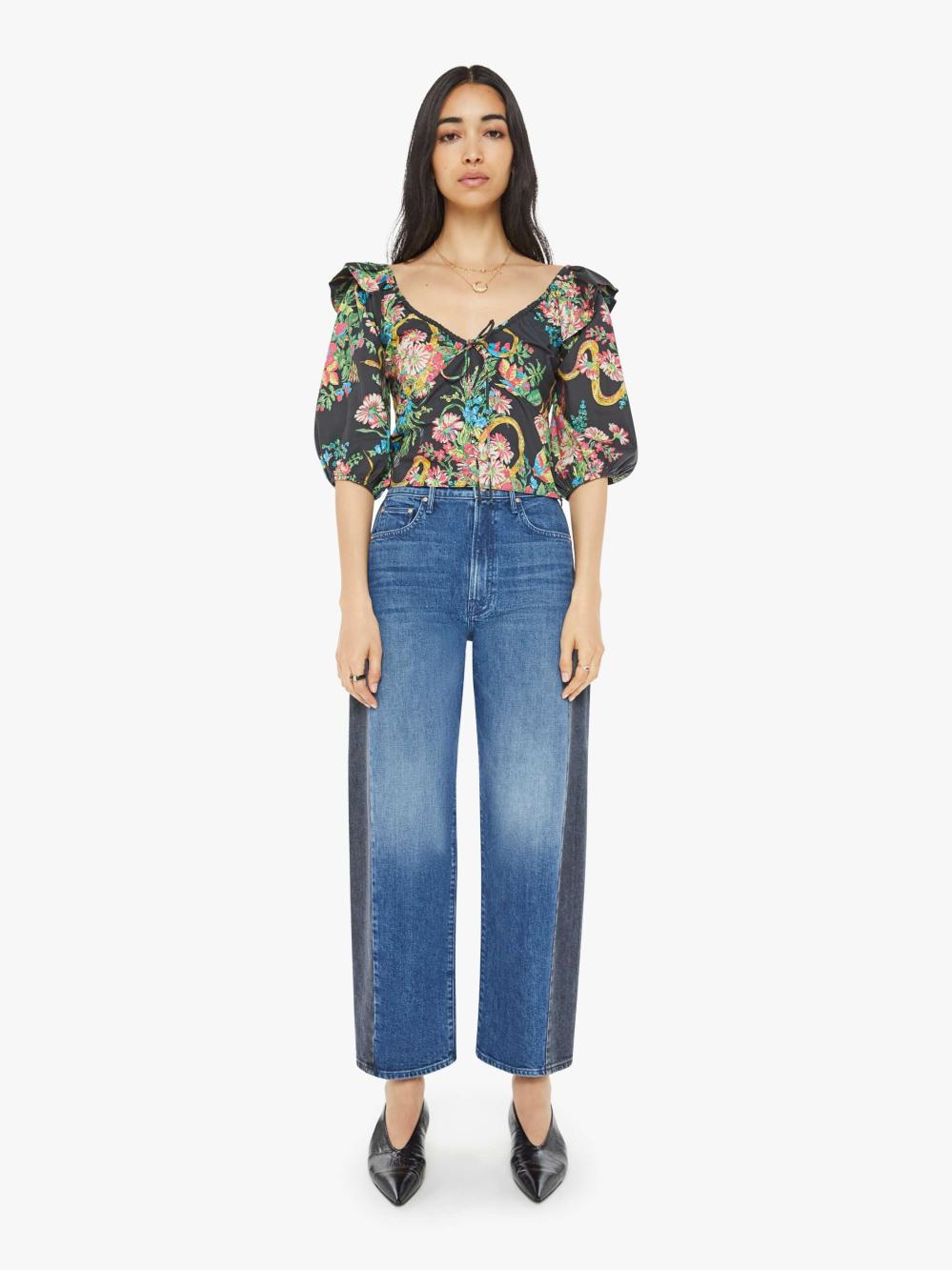 Women Shirts | Mother Denim The Sweet Talker Top - Wicked Wildflowers