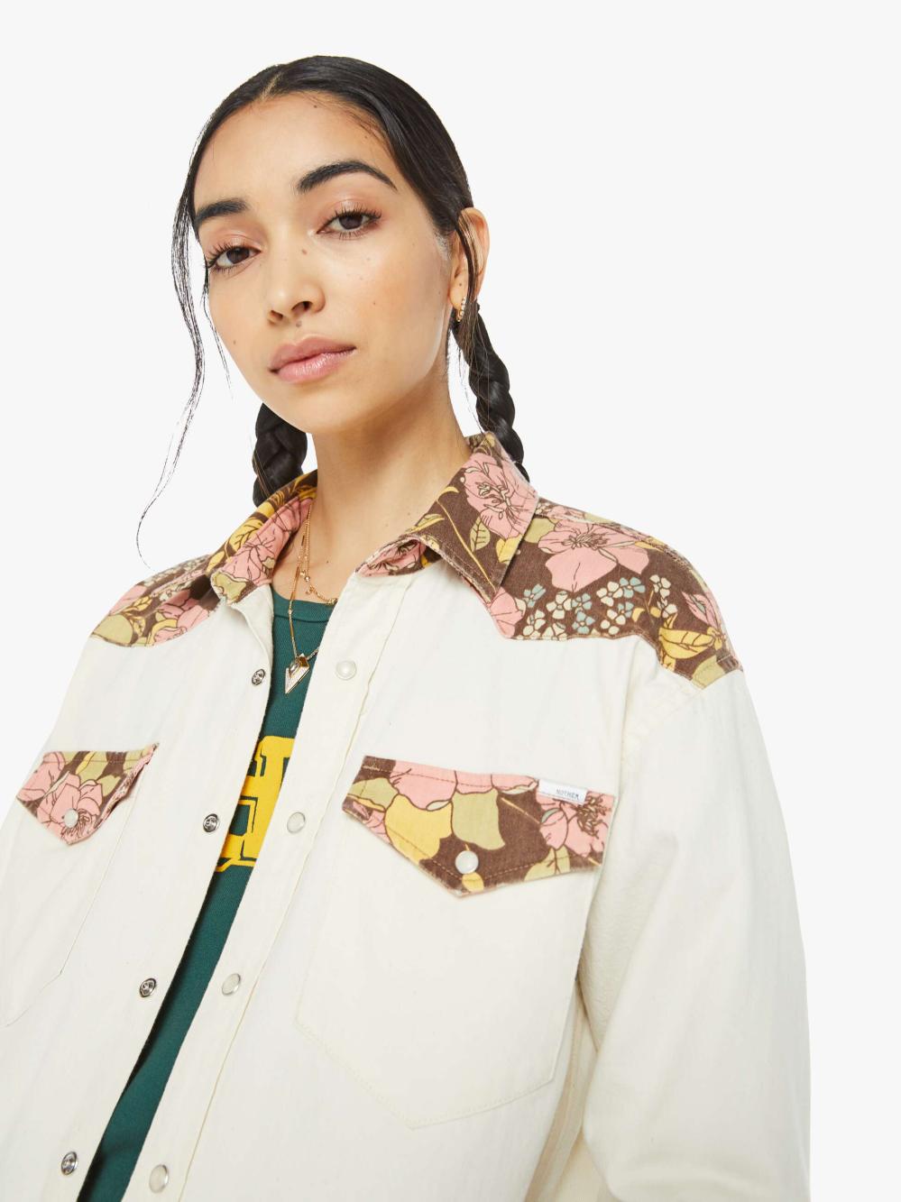 Women Shirts | Mother Denim The Tycoon - Boutonniere Bouquet