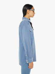 Women Shirts | Mother Denim The Wild West Shirt - Hopscotch - Blue Shadow