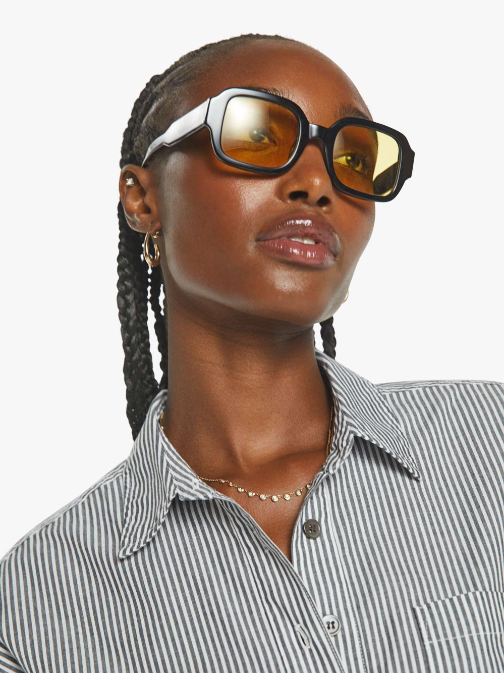 Women Shirts | Mother Denim XiRENA Lynden Top - Blackboard