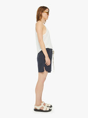 Women Shorts | Mother Denim Dr. Collectors P62 Weekend Short - Sulfur Black