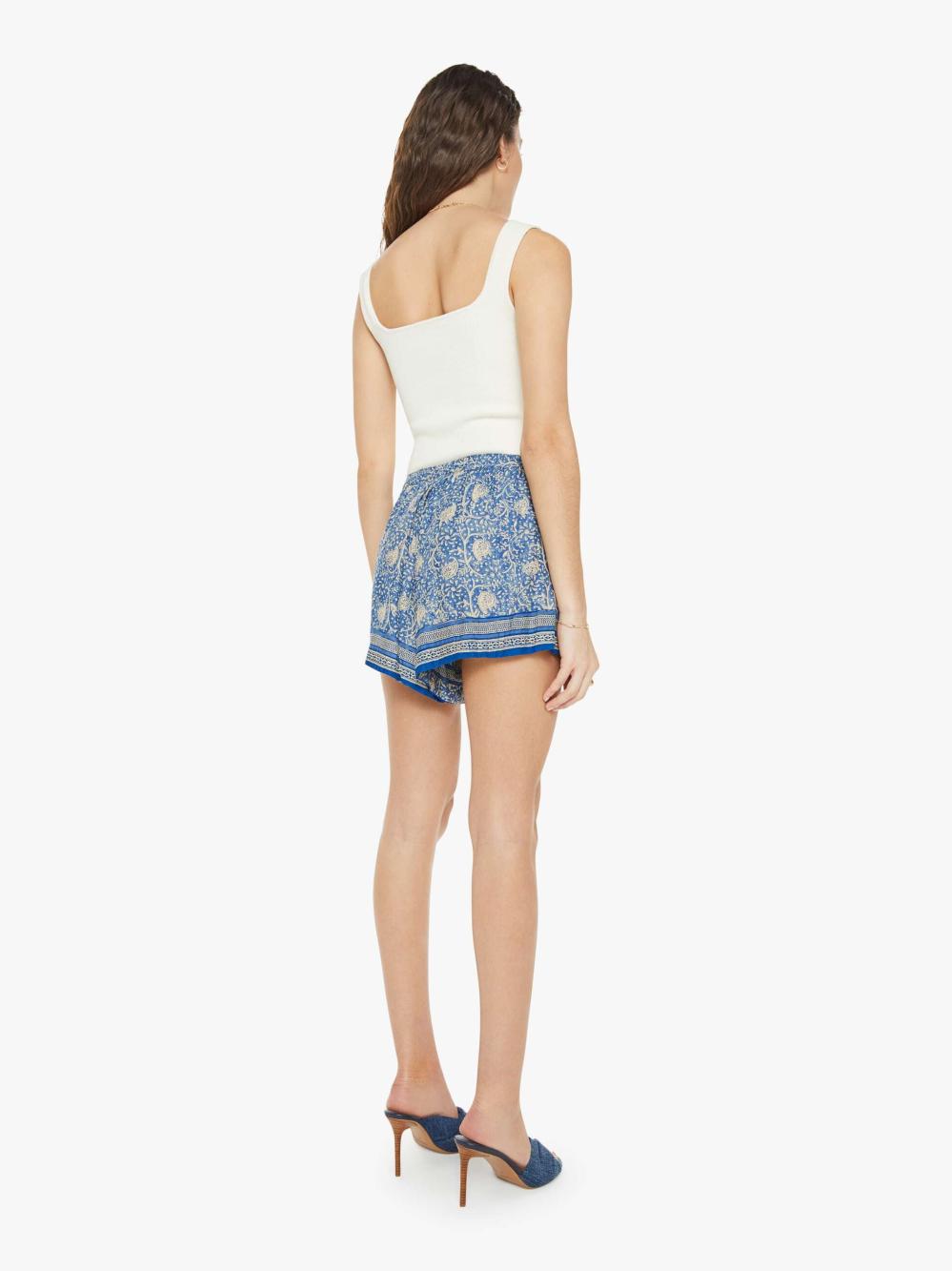 Women Shorts | Mother Denim Natalie Martin Jasper Short - Water Lily Blue
