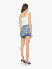 Women Shorts | Mother Denim Natalie Martin Jasper Short - Water Lily Blue