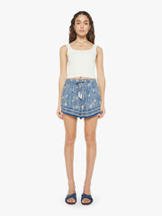 Women Shorts | Mother Denim Natalie Martin Jasper Short - Water Lily Blue