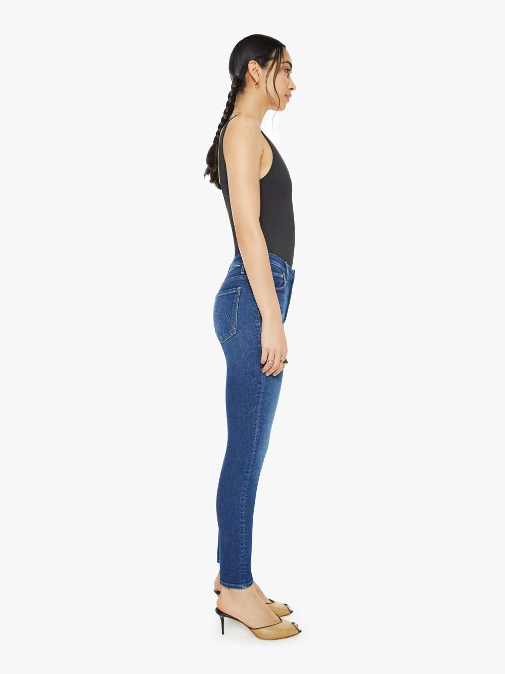 Women Skinny | Mother Denim High Waisted Looker Ankle - These Boots Are Made For Walkin'