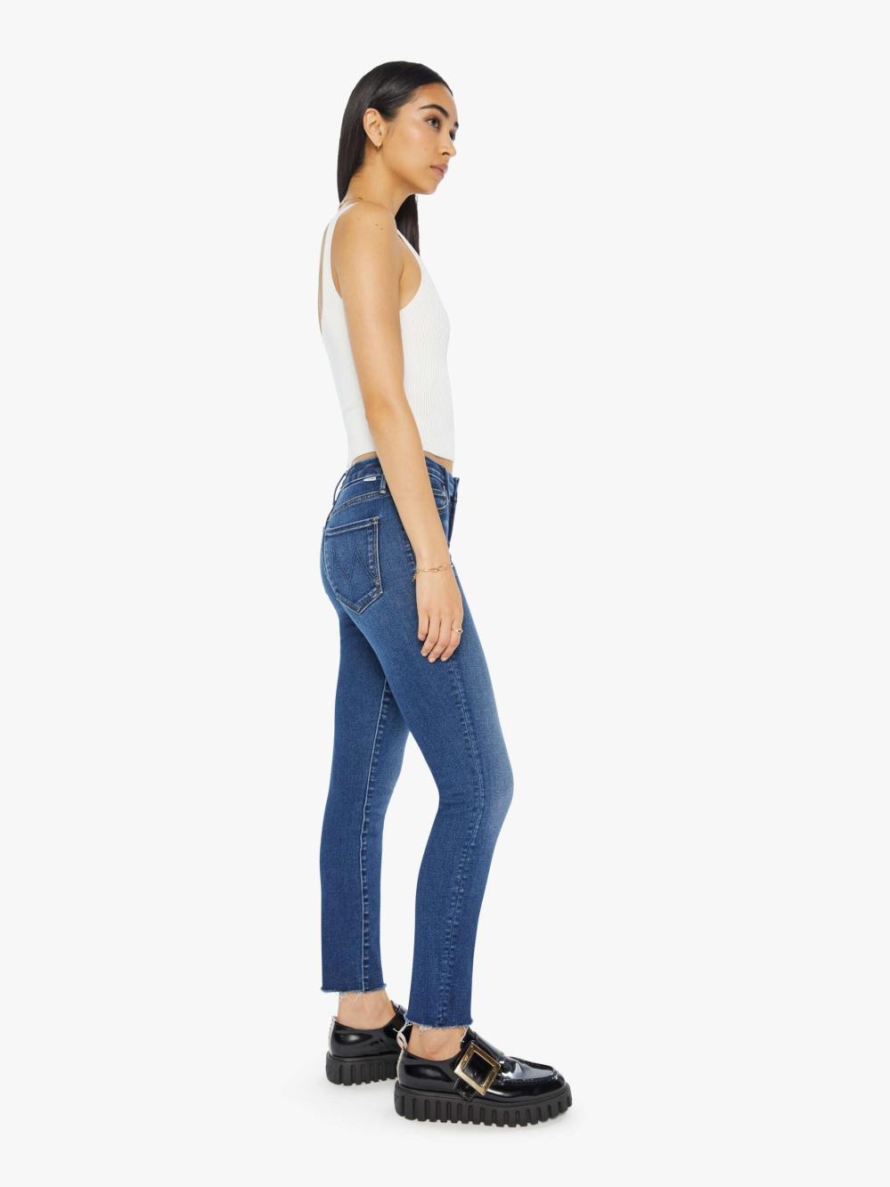 Women Skinny | Mother Denim The Looker Ankle Fray - Yakkity Yak