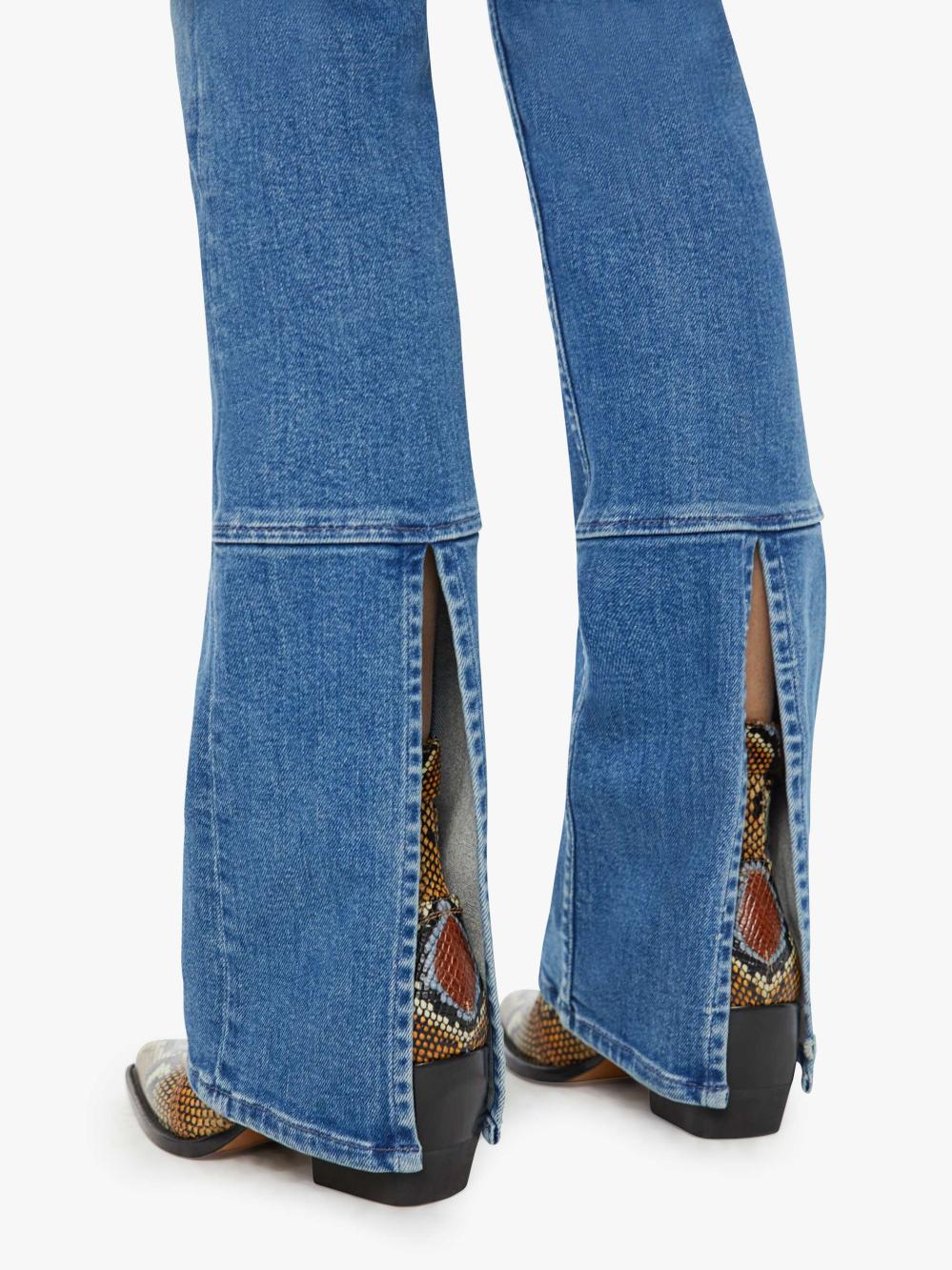 Women Skinny | Mother Denim The Outlaw Wedge Heel - Monkey In The Middle