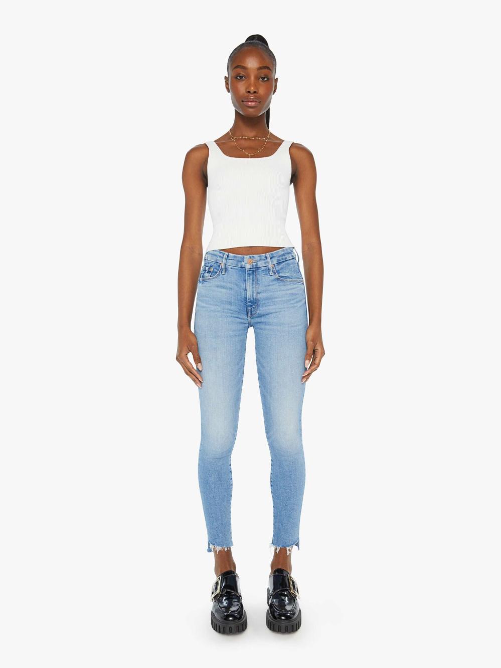 Women Skinny | Mother Denim The Stunner Ankle Step Fray - Tarot Time