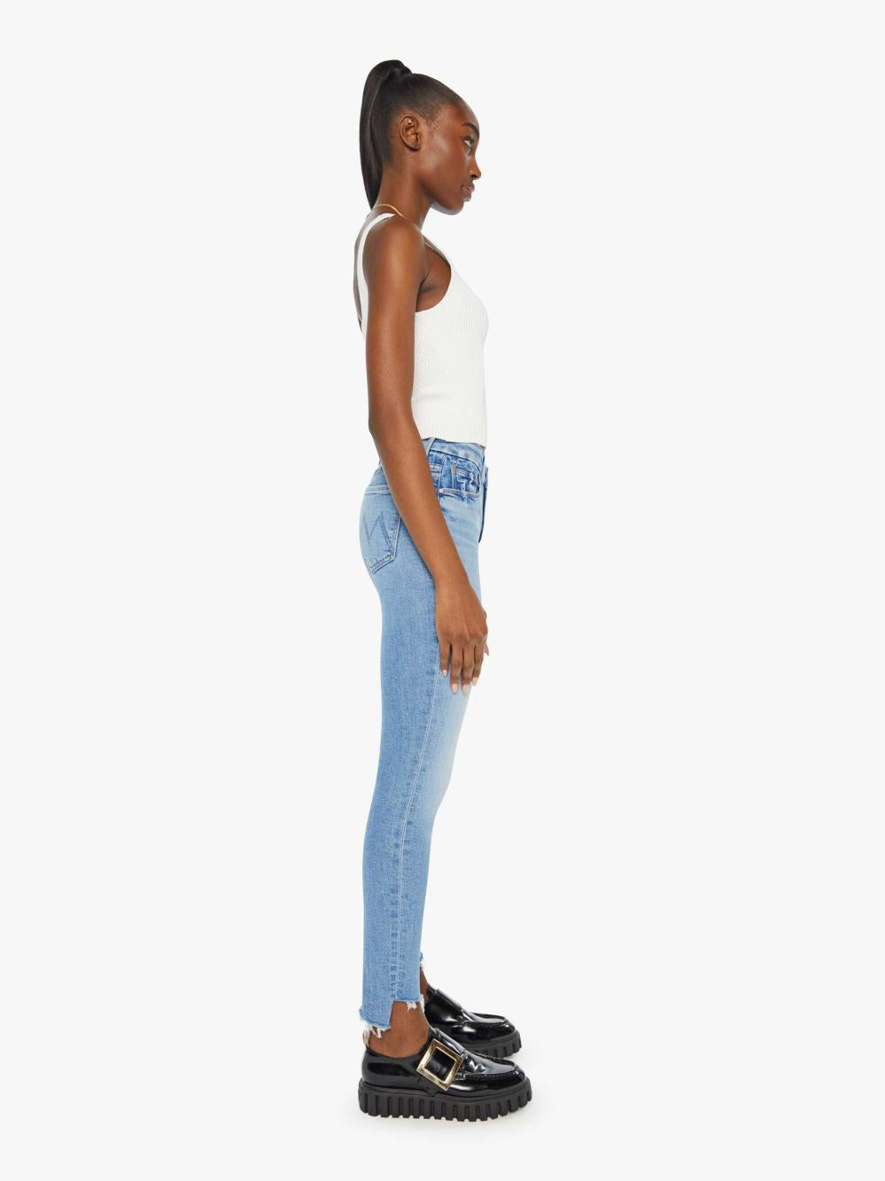 Women Skinny | Mother Denim The Stunner Ankle Step Fray - Tarot Time