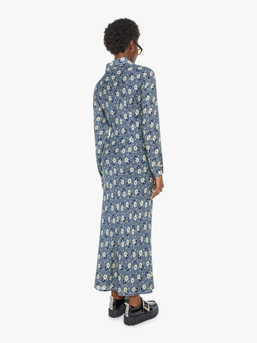 Women Skirts &amp; Dresses | Mother Denim Alix Of Bohemia Lotte Dress - Navy Daisy