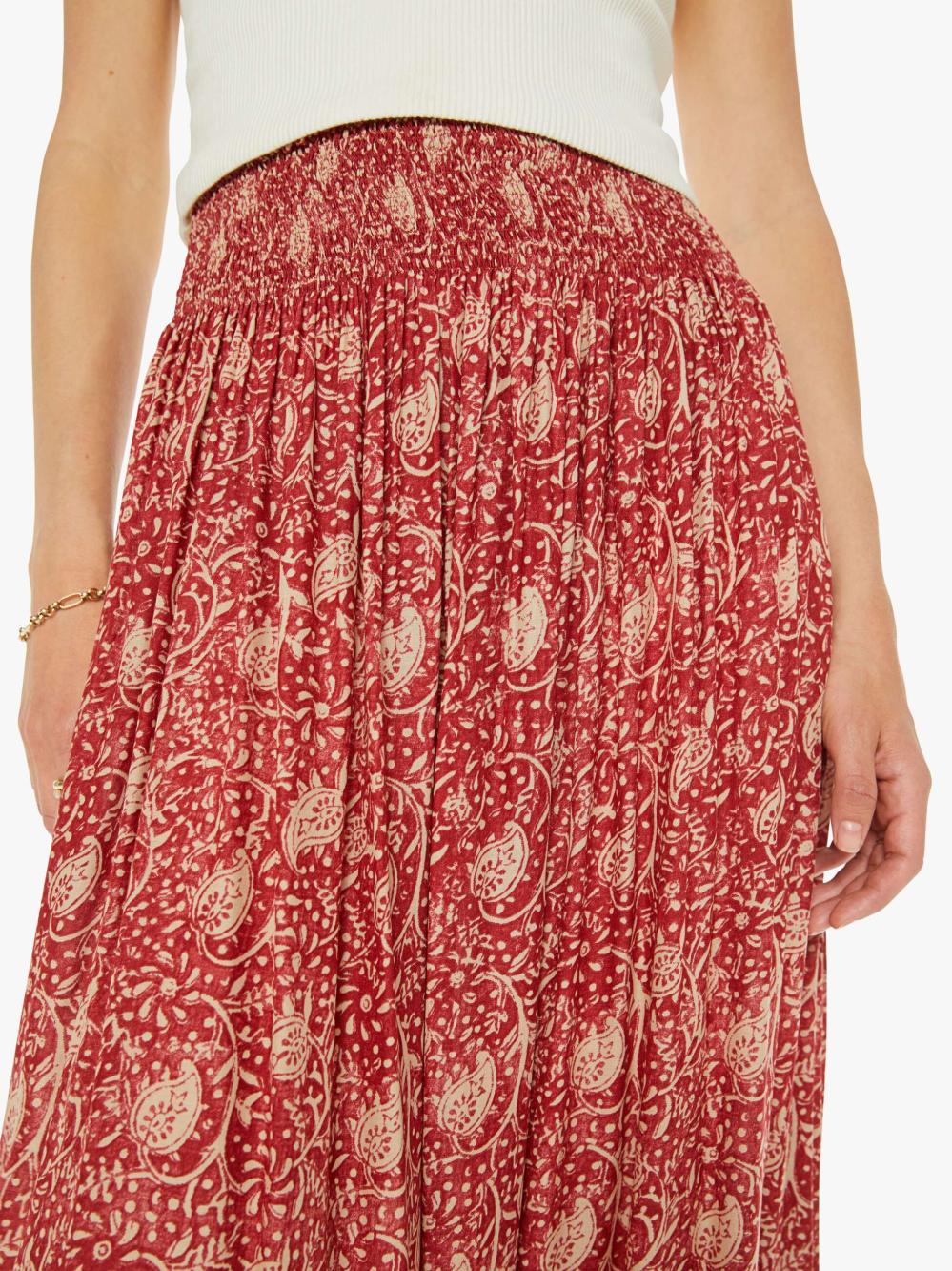 Women Skirts &amp; Dresses | Mother Denim Natalie Martin Bella Skirt - Water Lily Terracotta