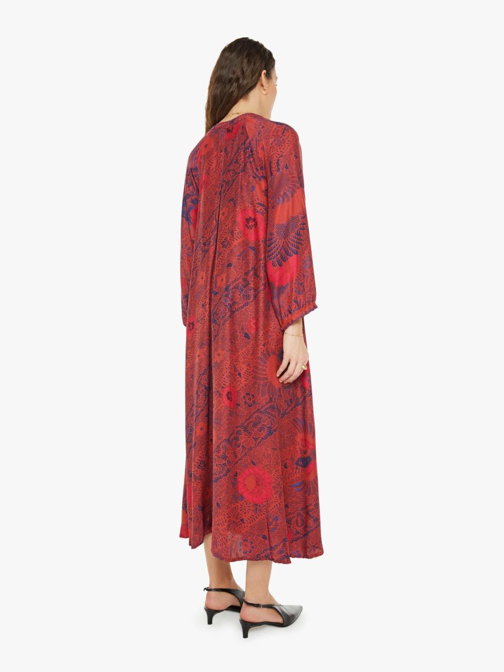 Women Skirts &amp; Dresses | Mother Denim Natalie Martin Fiore Maxi - Peacock Currant
