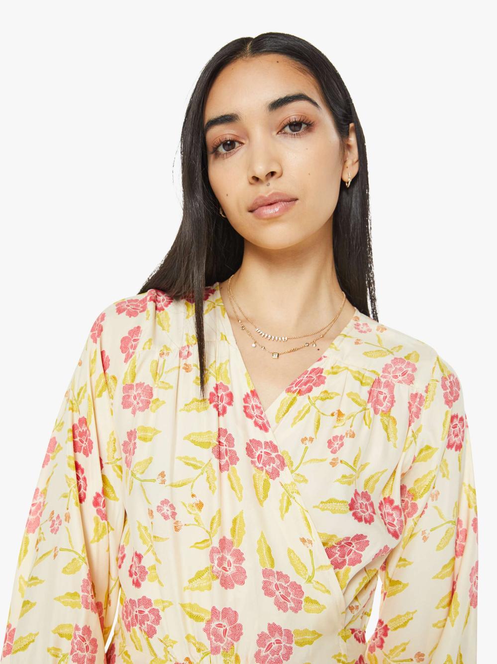 Women Skirts &amp; Dresses | Mother Denim Natalie Martin Kate Long Sleeve Dress - Prairie Dusty Crimson