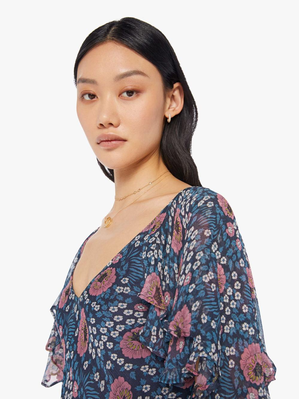 Women Skirts &amp; Dresses | Mother Denim Natalie Martin Ramya Dress - Vintage Flowers Indigo