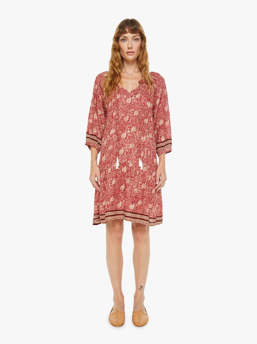 Women Skirts &amp; Dresses | Mother Denim Natalie Martin Stevie Dress - Water Lily Terracotta