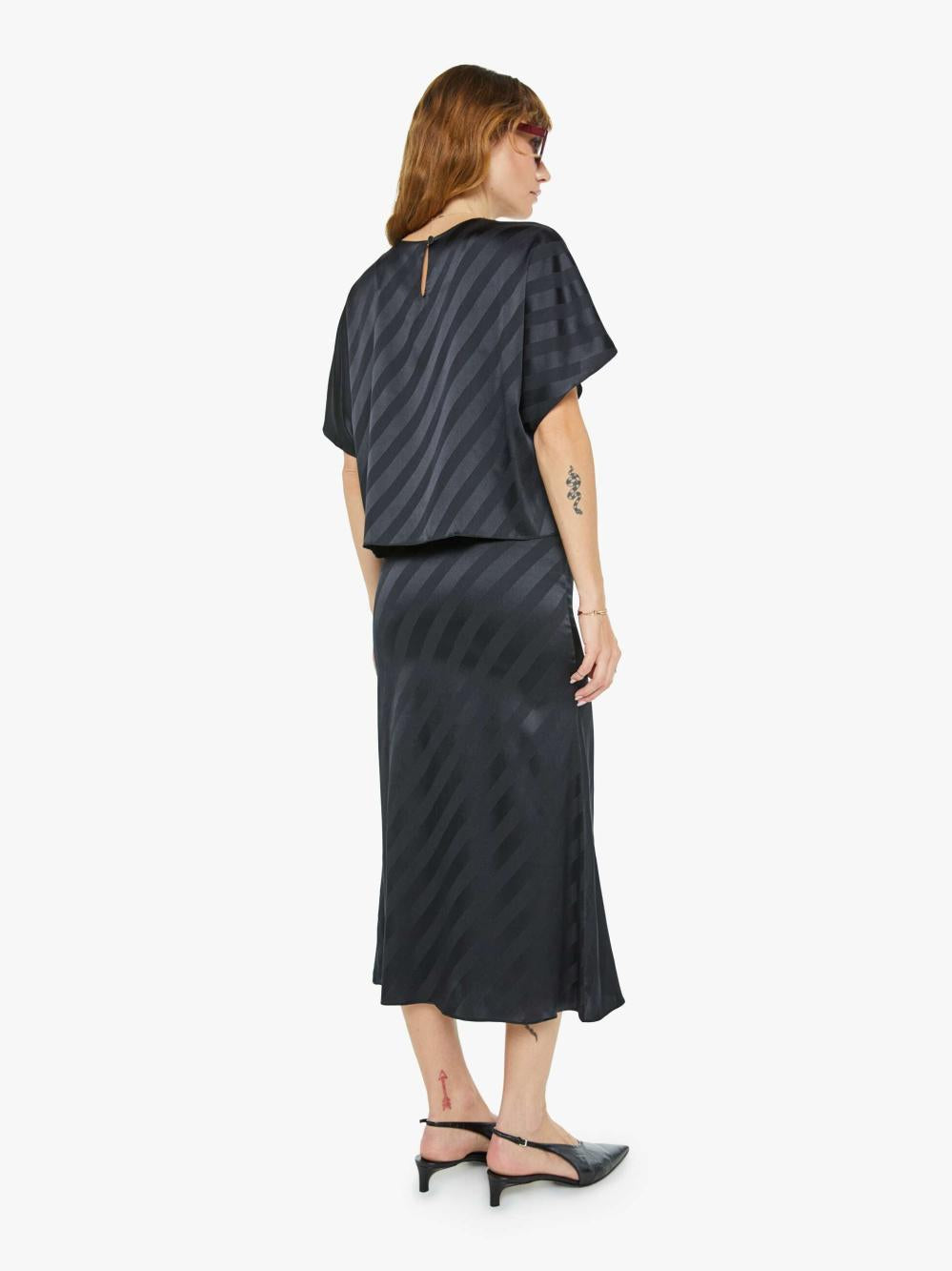 Women Skirts &amp; Dresses | Mother Denim SABLYN Kelley Bias Cut Maxi Skirt - Black