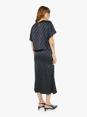 Women Skirts &amp; Dresses | Mother Denim SABLYN Kelley Bias Cut Maxi Skirt - Black