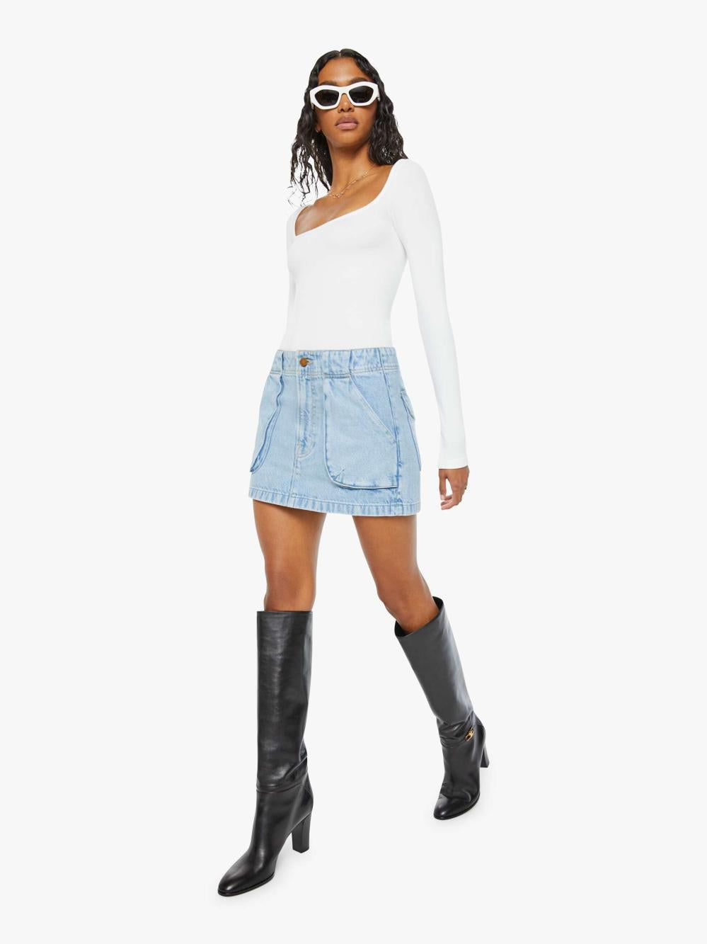 Women Skirts &amp; Dresses | Mother Denim SNACKS! The Accordion Fun Dip Mini - Zest