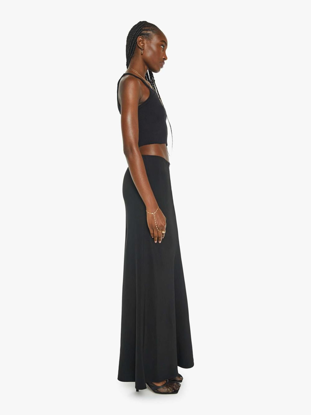 Women Skirts &amp; Dresses | Mother Denim SPRWMN Bias Cut Maxi Skirt - Black