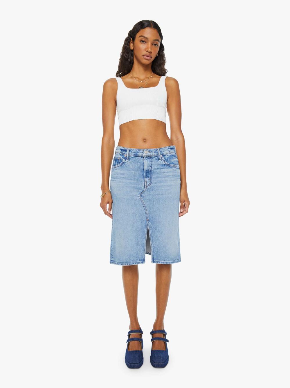 Women Skirts &amp; Dresses | Mother Denim The Ditcher Midi Skirt - Never Let Go