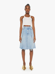 Women Skirts &amp; Dresses | Mother Denim The Half Swing Fray - Silent Treatment
