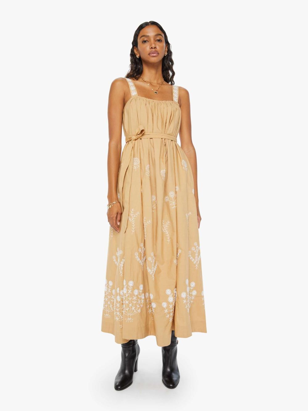 Women Skirts &amp; Dresses | Mother Denim The More Is More Maxi Dress - Blow Hard