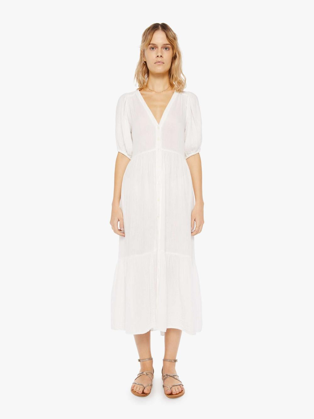 Women Skirts &amp; Dresses | Mother Denim XiRENA Lennox Dress - White