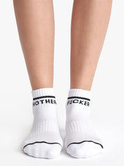 Women Socks | Mother Denim Baby Steps Ankle - MF White