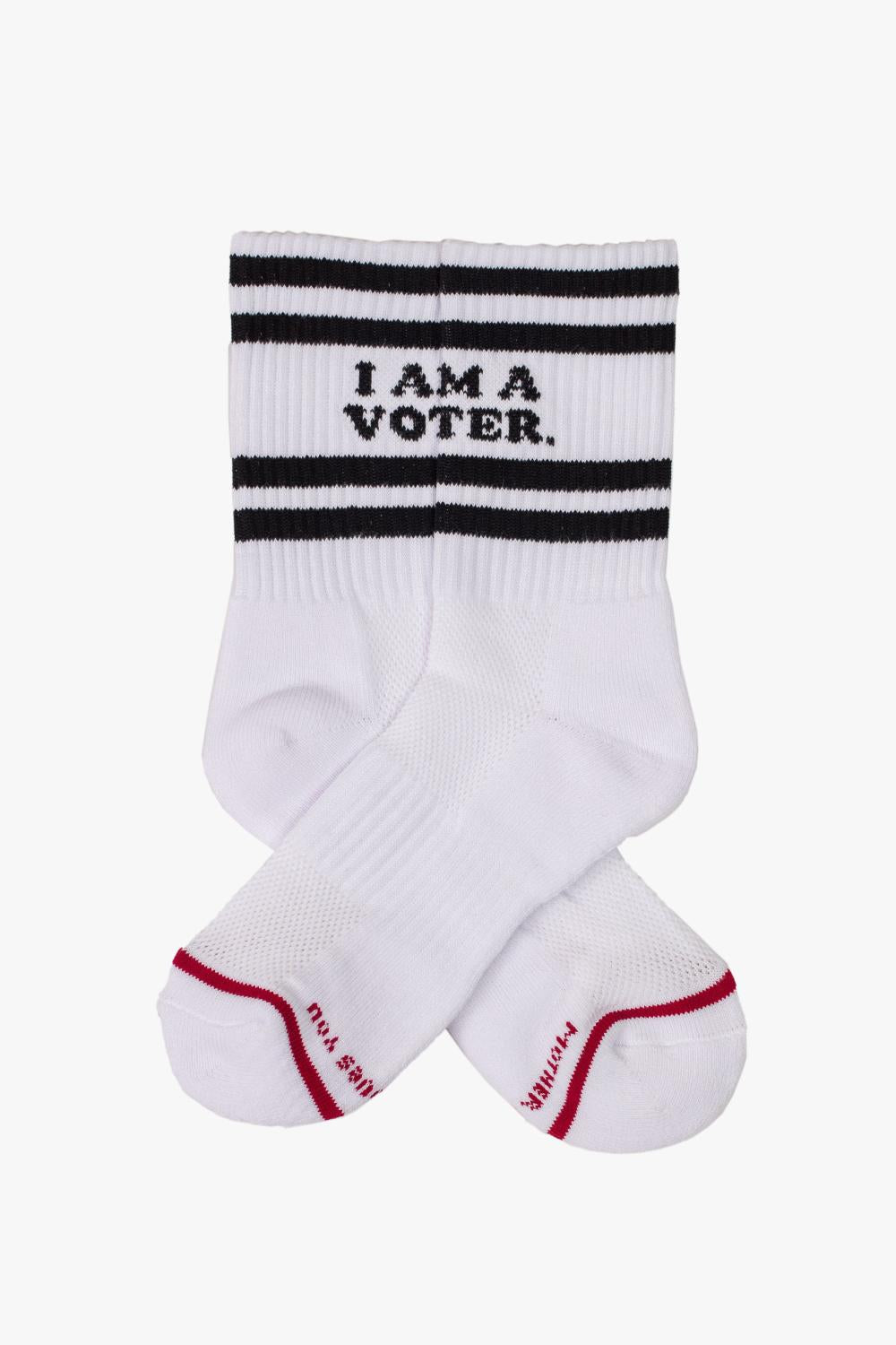 Women Socks | Mother Denim Baby Steps I Am A Voter