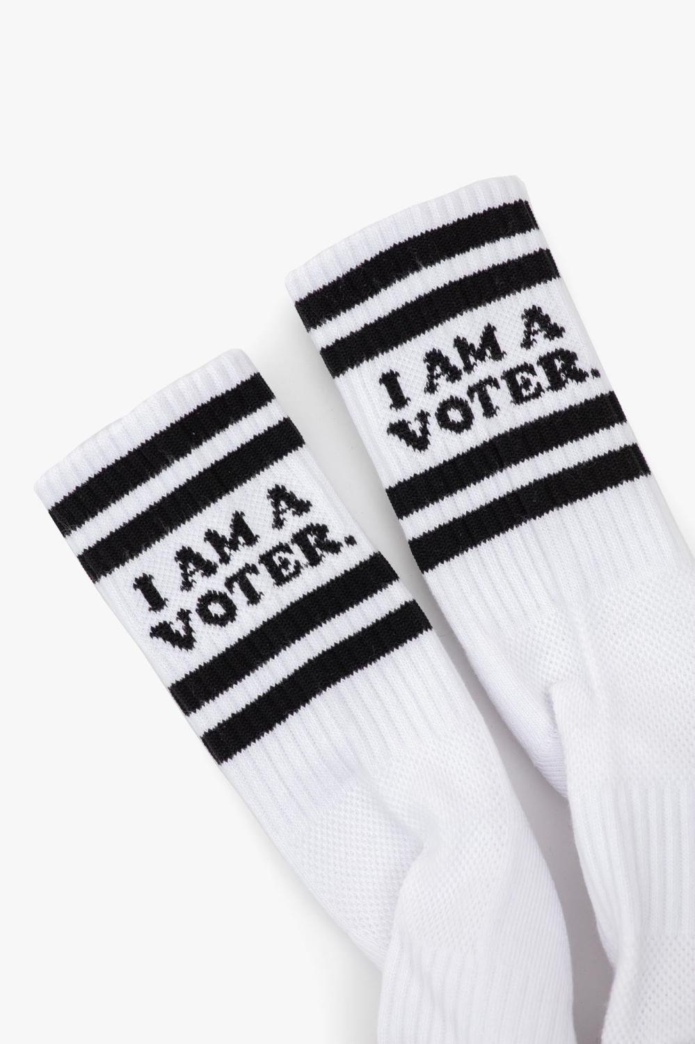 Women Socks | Mother Denim Baby Steps I Am A Voter