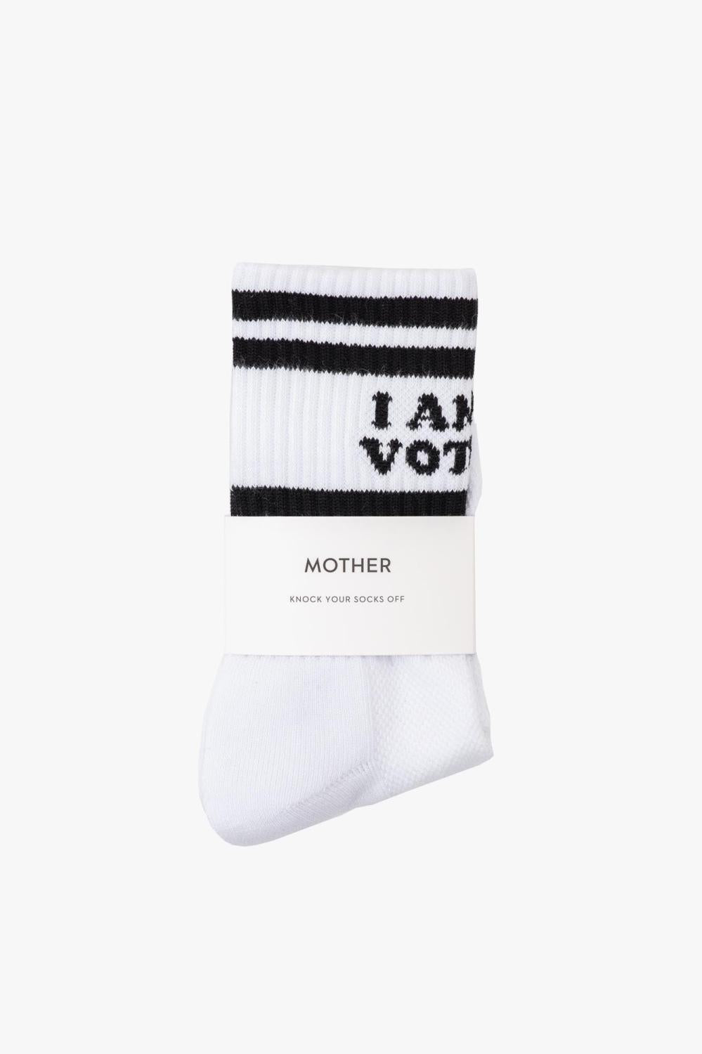 Women Socks | Mother Denim Baby Steps I Am A Voter